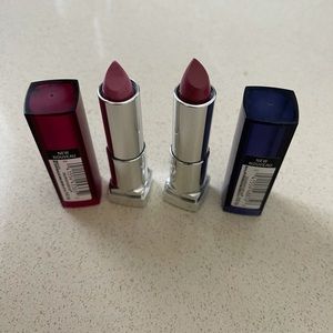 Lot of two Maybelline Color Sensational Lipsticks